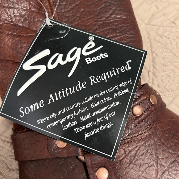 COPY - Sage western leather Boots size 9 woman’s - Picture 3 of 5